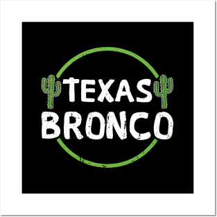 Texas Bronco Posters and Art